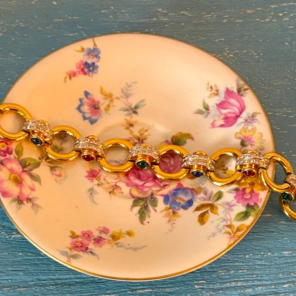 Joan Rivers Jewelry - RARE Vintage Joan Rivers fancy link bracelet